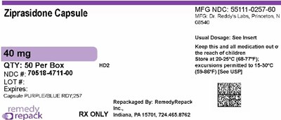 Mm1 (Ziprasidone 40mg 70518 4711 00)